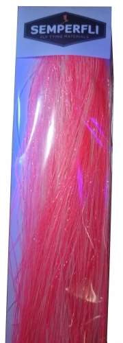 Semperfli SemperFlash Glow In Dark Baitfish Wing Hot Pink